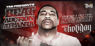 { DJ HOLIDAY HOST ATLANTA’S FIRST BEAT AUCTION}