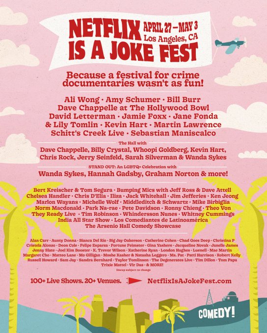 is a Joke" Festival lineup released! JaGurl TV