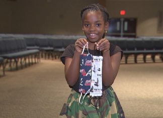 11-Year-Old Dedicated to Making Masks for Health Care Workers Got A Special Surprise