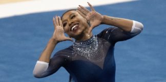UCLA Gymnast Nia Dennis Viral Floor Routines Pays Tribute to Black Culture